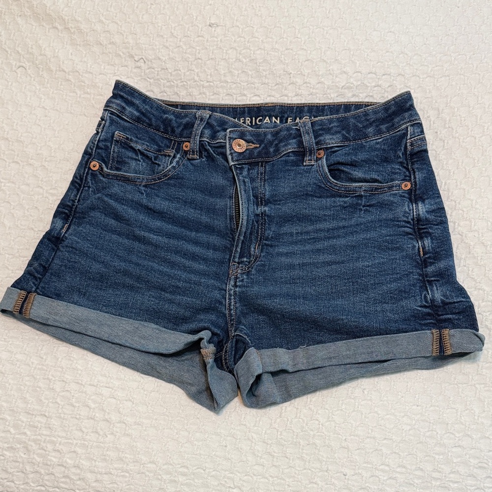 American Eagle Outfitters Dark Blue Jean Shorts